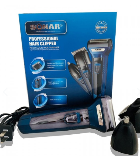 Rasuradora profesional para hombre Sonar con accesorios